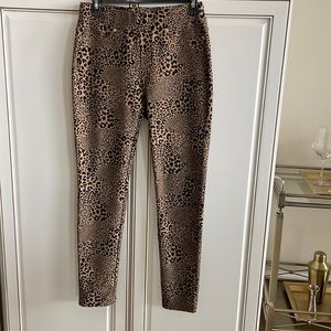 NWOT Michael Kors Pull On Pants Leopard